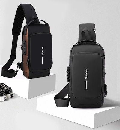 Shoulder Bag With USB Charging Port