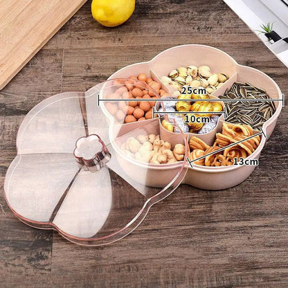 Flower Shape Snack Serving Tray