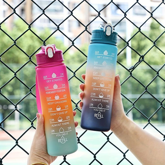 Large Capacity Gradient Water Bottle