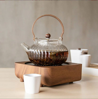 Heat Resistant Japanese Style Glass Teapot