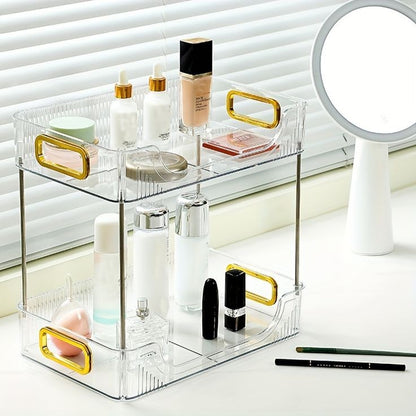 2-Tier Makeup Desk Organizer