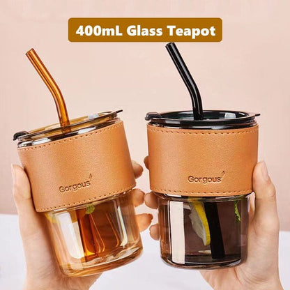 Creative Straw Glass Mug