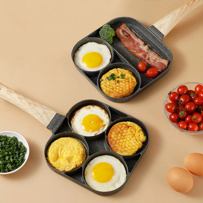 Nonstick Four And Three Portion Frying Pan