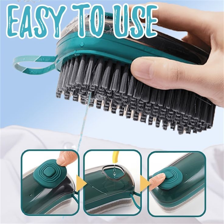 Liquid Soap Dish Washing Cleaning Brush