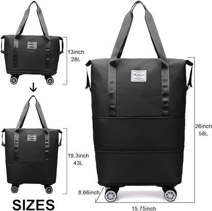 Travel trolley luggage bag