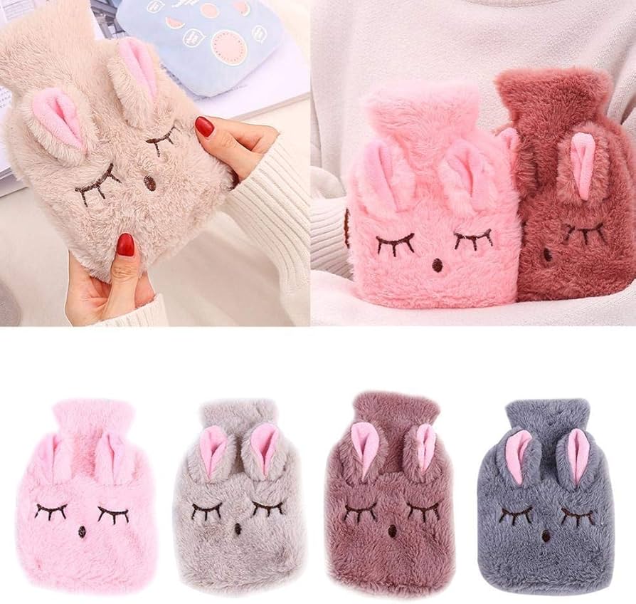 Cute Animal Fluffy Hot Water Bag