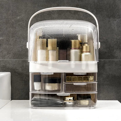 Transparent Cosmetics Storage Box