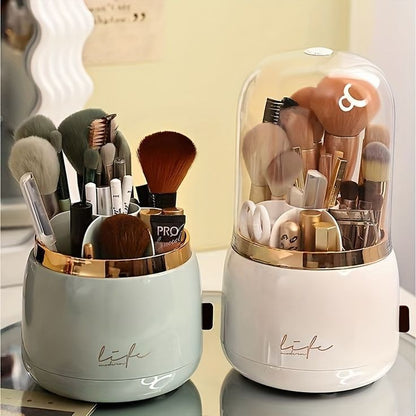 Luxury Rotating Makeup Brush Organizer