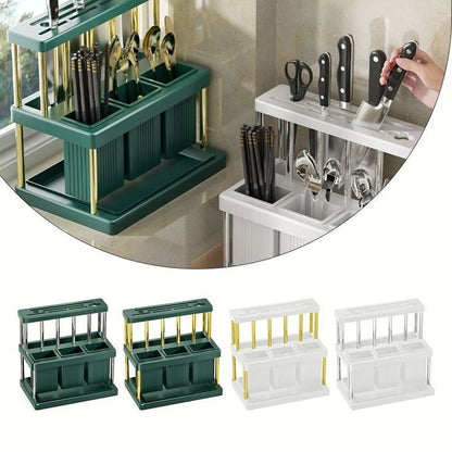 Utensil Drying Rack Detachable Cutlery Holder