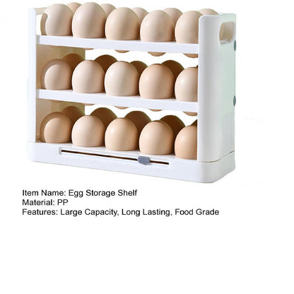 Egg Storage Organizer Shelf