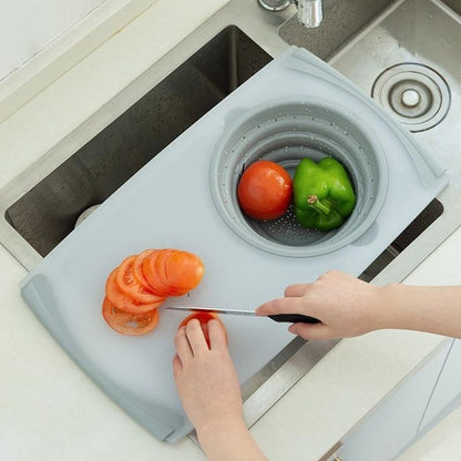 2 in 1 Over The Sink Cutting Board