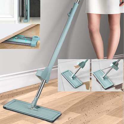 Telescopic Squeeze Mop (Double Refill)