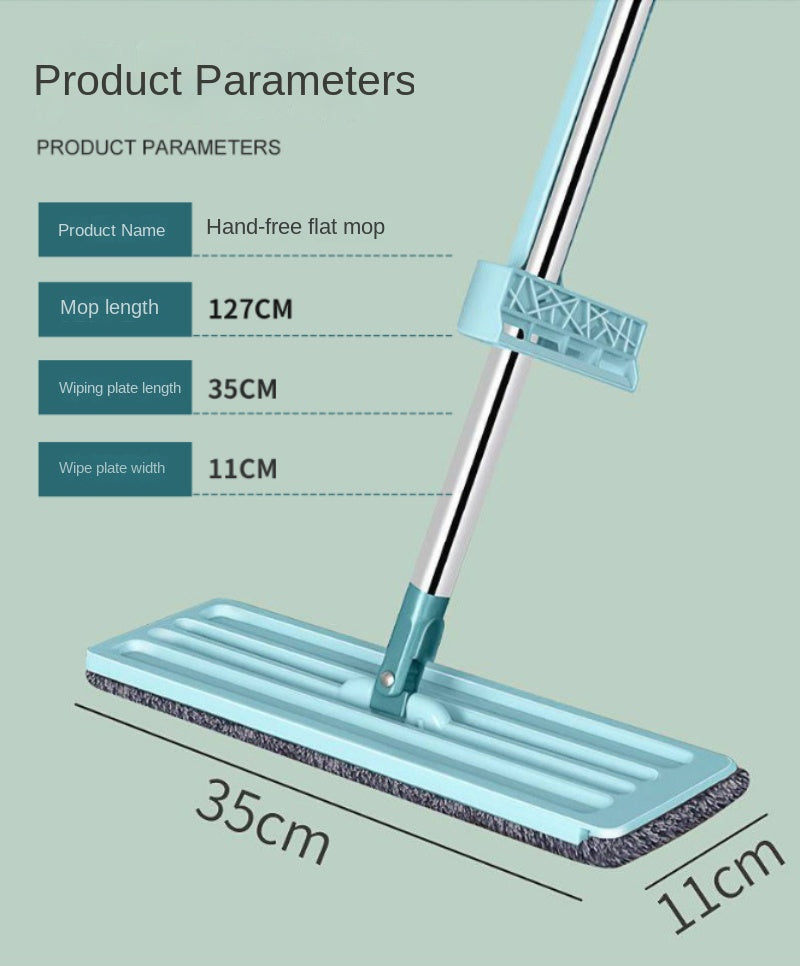 Telescopic Squeeze Mop (Double Refill)