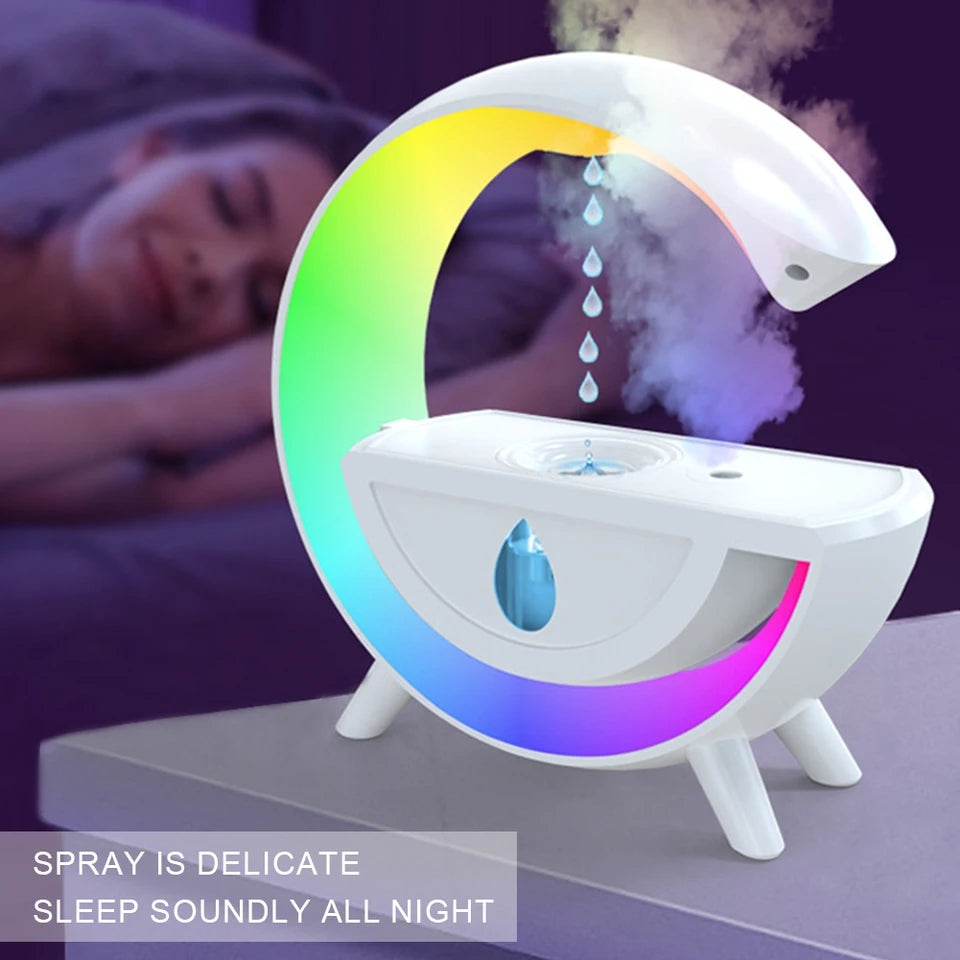 Water Droplet Humidifier With Lamp