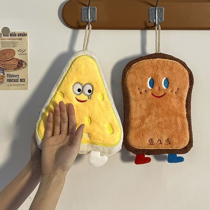 Cute Coral Hanging Face And Hand Towels