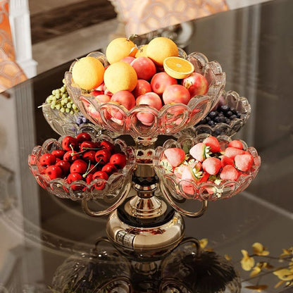 Luxury Crystal Rotating Dry Fruit Tray