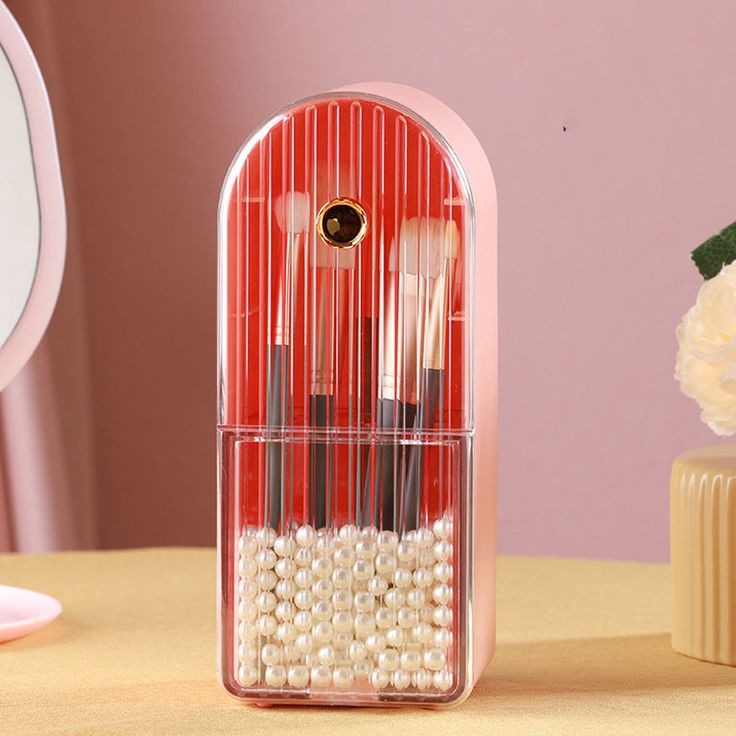 Dustproof Cosmetics Brush Holder