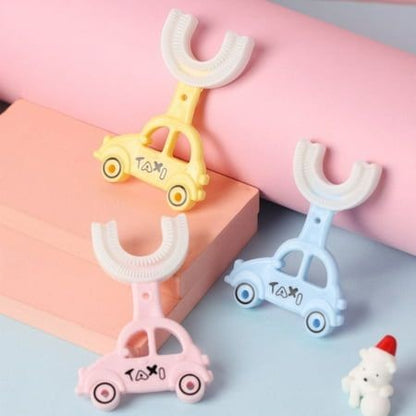 U-Shaped Cute Taxi Shape Toothbrush