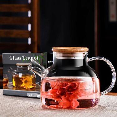 Heat Resistant Glass Teapot