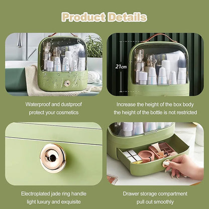 Large Capacity Dustproof Cosmetics Organizer