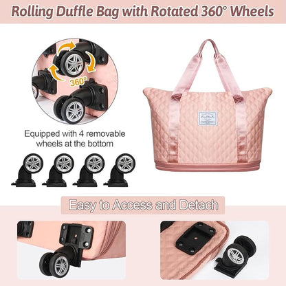 Travel trolley luggage bag