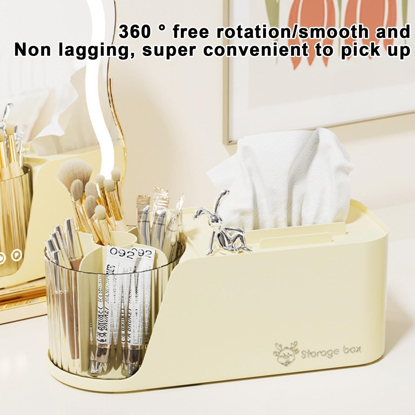 Multifunctional Modern Decorative Tissue Box And Pen Holder