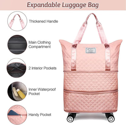 Travel trolley luggage bag