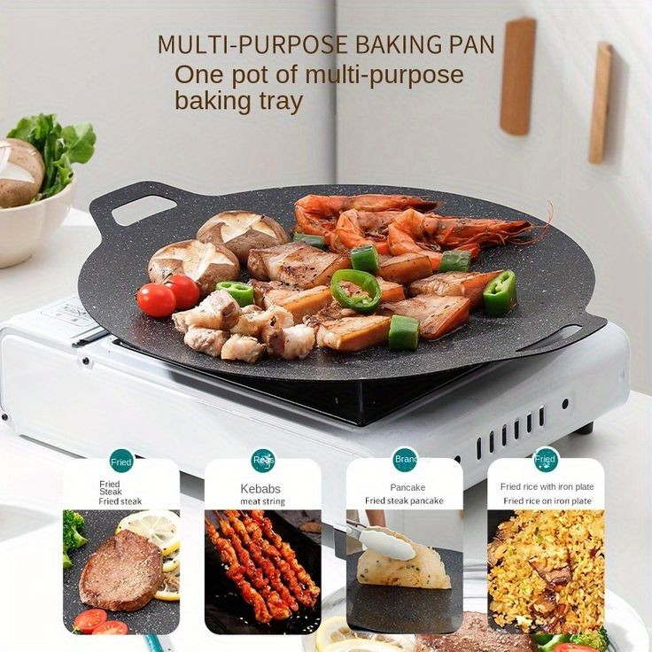 34 CM Non Stick Korean BBQ Grill Pan