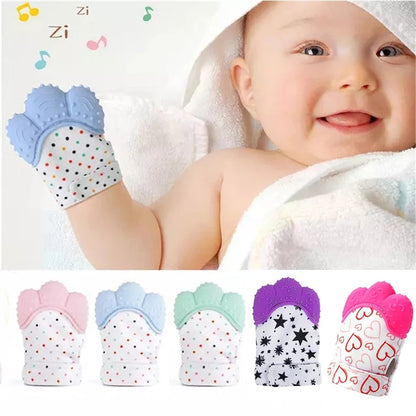 Silicone Baby Teether Pacifier Gloves