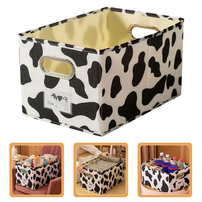 Multifunctional animal pattern cloth storage box