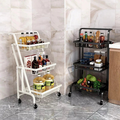 Adjustable Stainless Steel Trolley