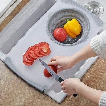 2 in 1 Over The Sink Cutting Board