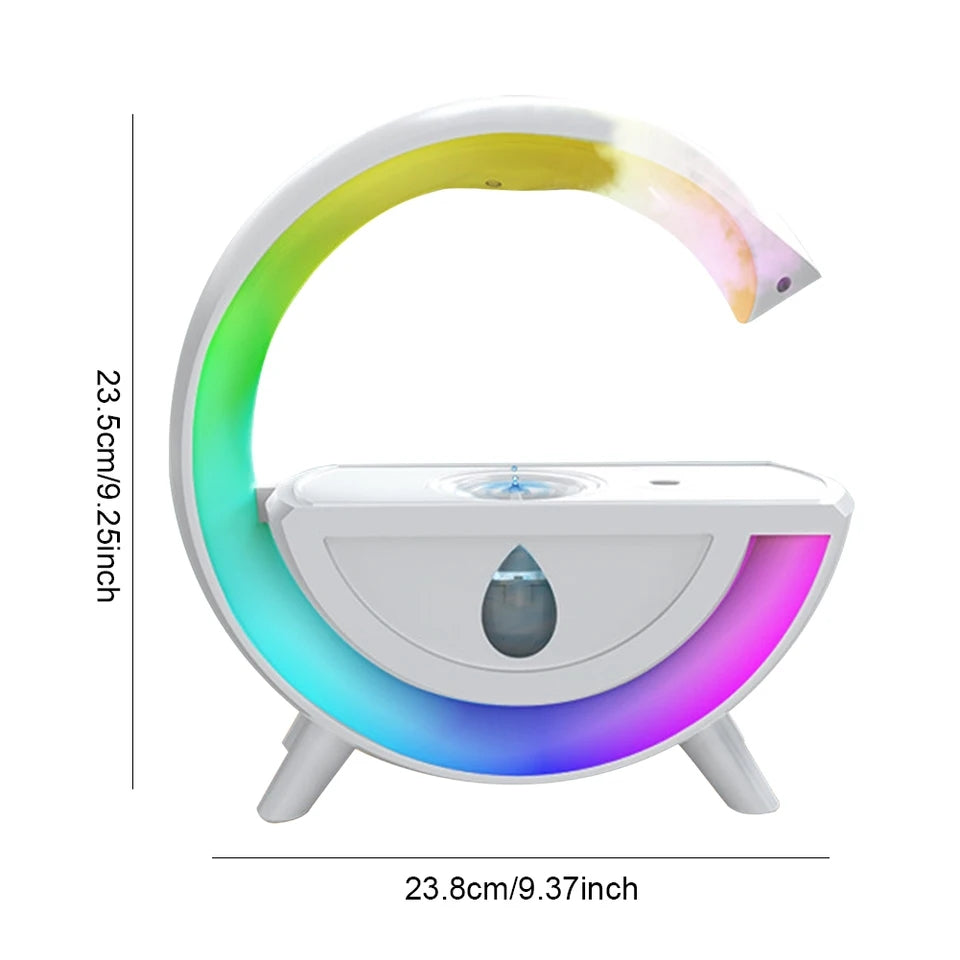 Water Droplet Humidifier With Lamp