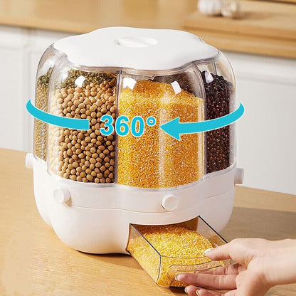 360° Rotating Grain And Cereal Dispenser