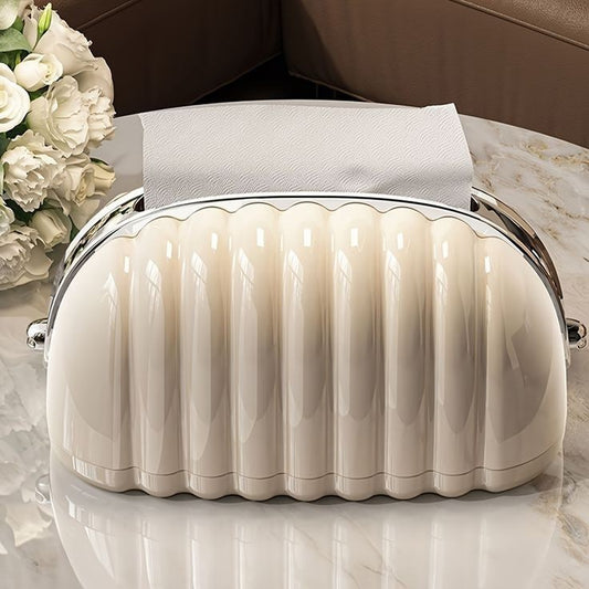 Luxury Desktop Bag Design Tissue Box