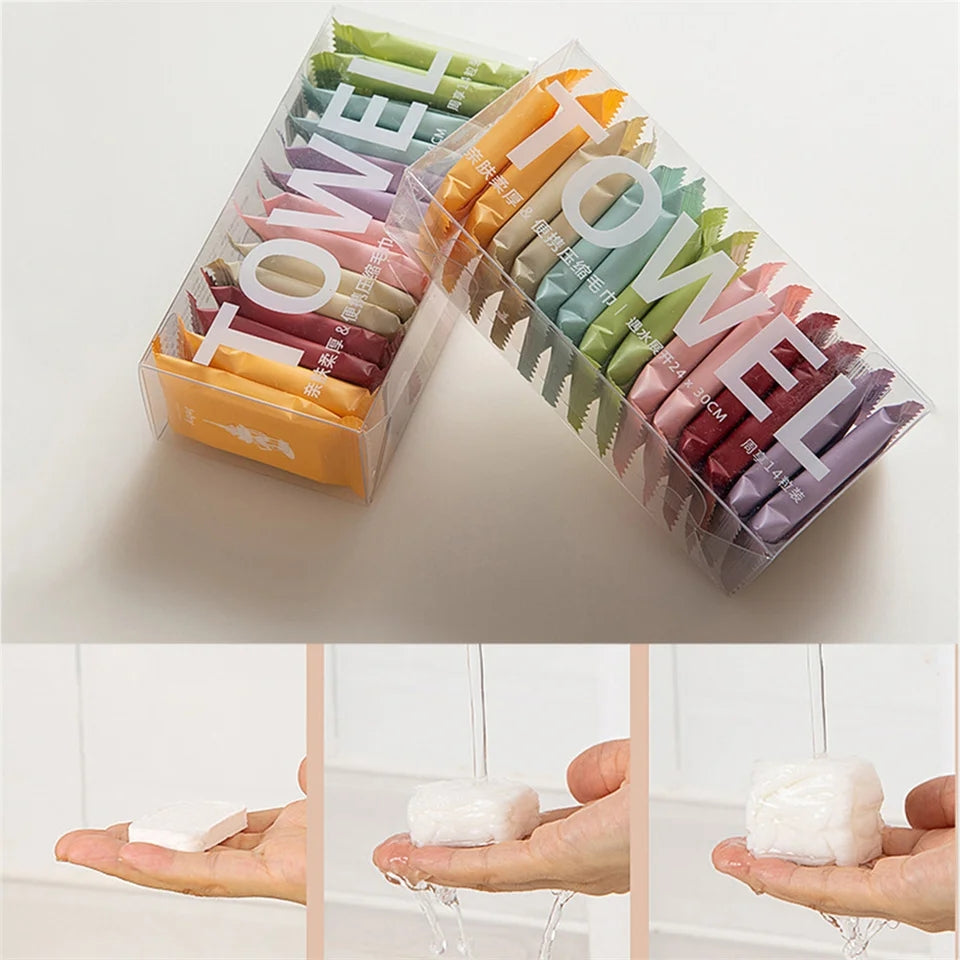 Portable Travel Towel hand wash and face cleaning