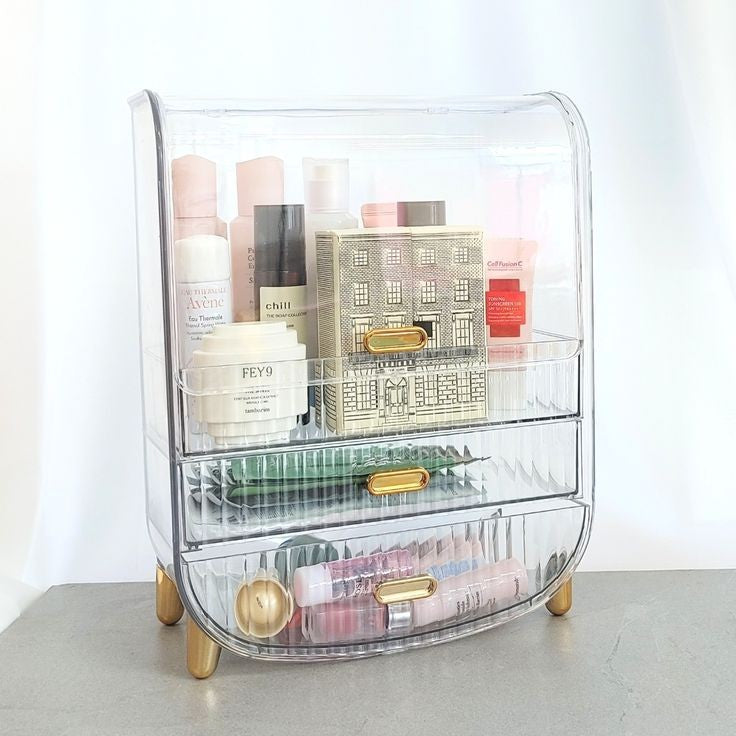 Large Capacity Transparent Cosmetics Organizer