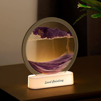 3D Moving Sand Art Lamp