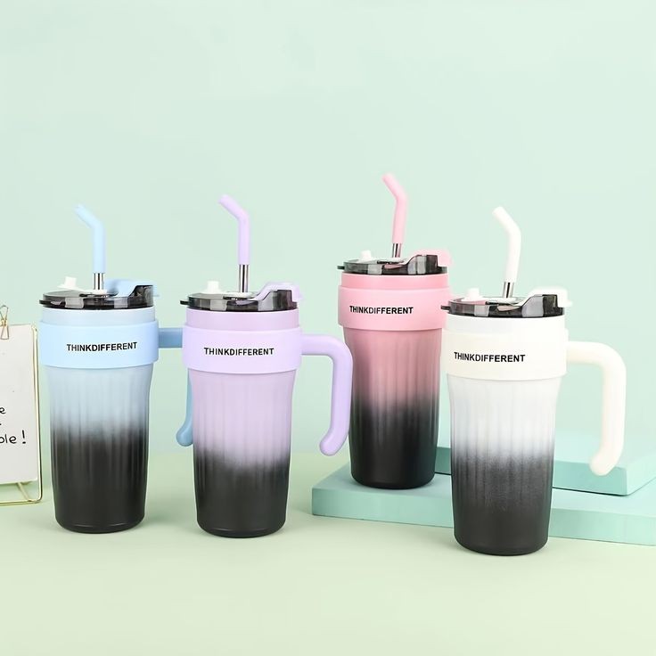 Gradient Colour Coffee Cup Cute Tumbler