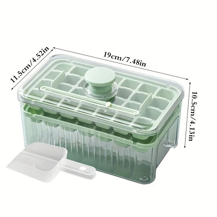 Ice Cube Tray With Lid And Bin