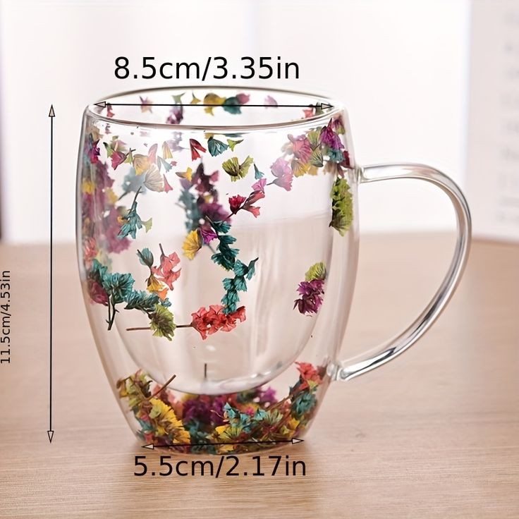 Double Wall Trendy Glass Mug