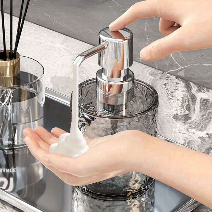 Luxury Water Ripple Plastic Soap Pump Dispenser