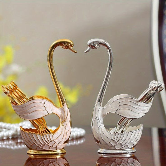 Luxury Swan Spoon Set