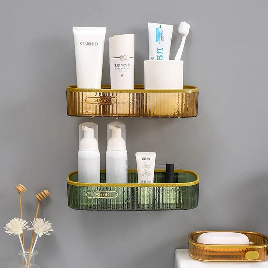 Wall-Mounted Washroom Shelf