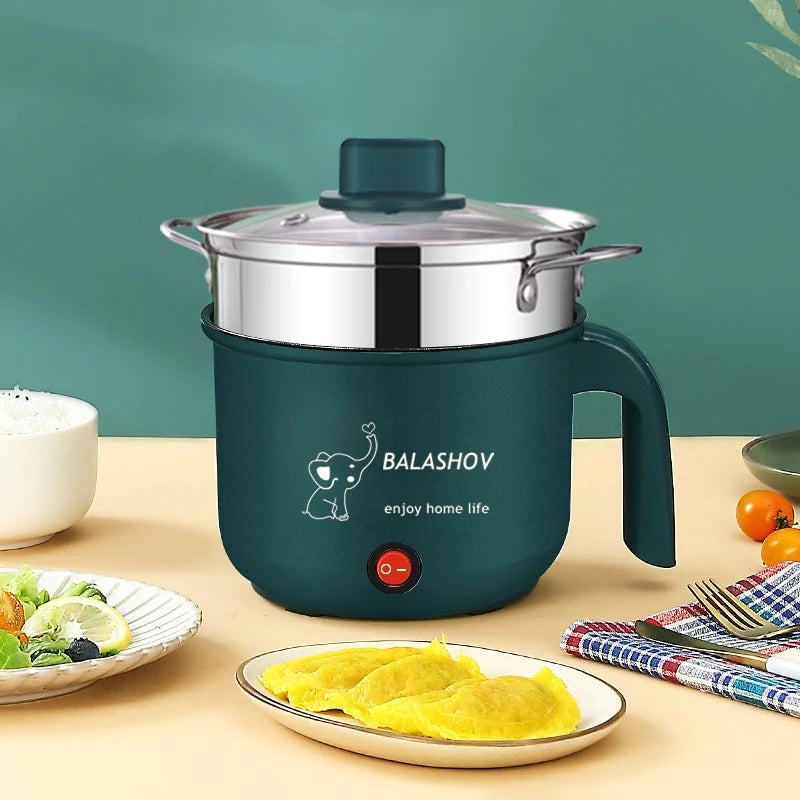 JUBAKE Electric Nonstick Hot Pot Cooker And Steamer