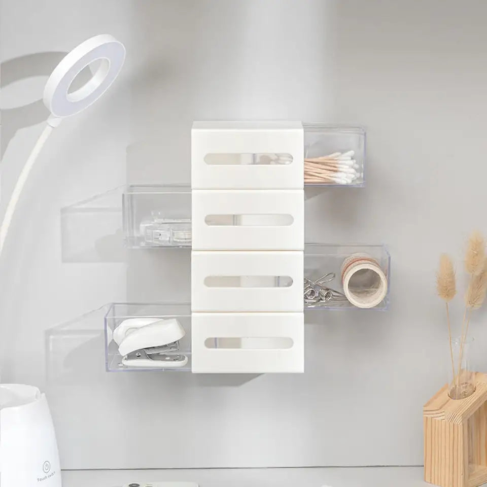 Wall Mounted Cotton Swab Holder