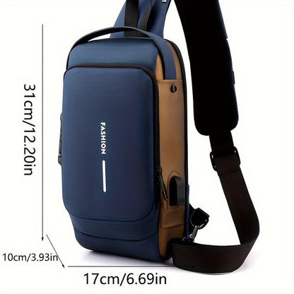 Shoulder Bag With USB Charging Port