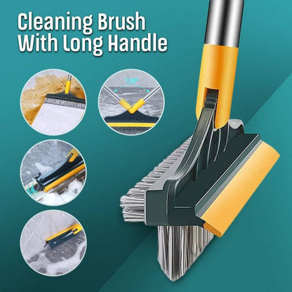 3 In 1 Floor Scrubber Wiper Brush