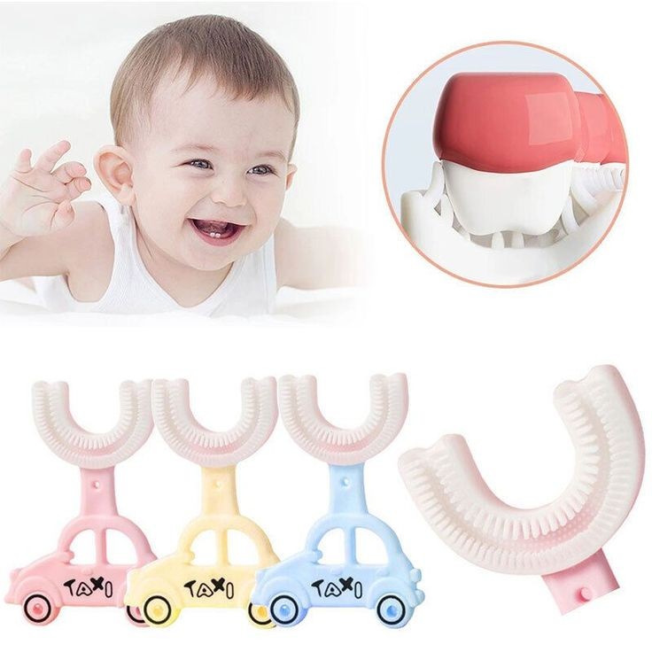 U-Shaped Cute Taxi Shape Toothbrush