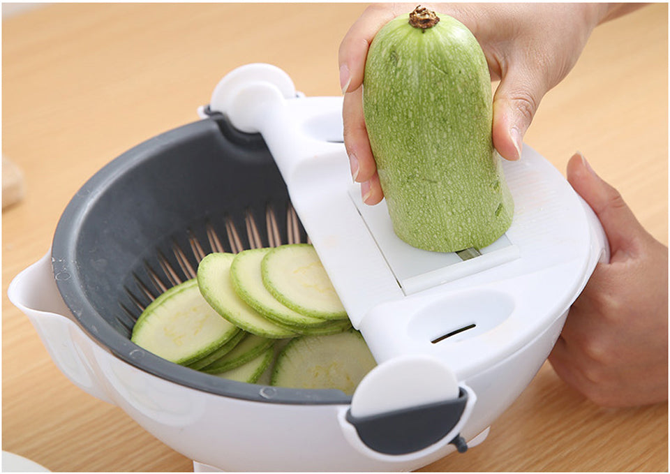 Multifunctional Drain Basket Vegetables Cutter